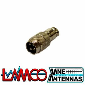 4 Pin Mic Socket | Male Plug
