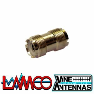 Double SO-239 | Plug Connector Adapter