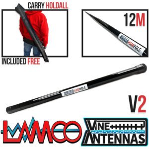 Vine Antennas RST-HAMPOLE 12 V2 | Fibreglass Mast + Carry Holdall