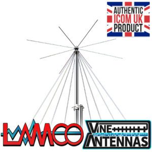 ICOM AH-8000 | Multiband Discone Antenna