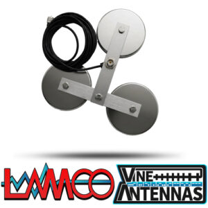 Triple Mag SO 239 | Heavy Duty Chrome T Mount